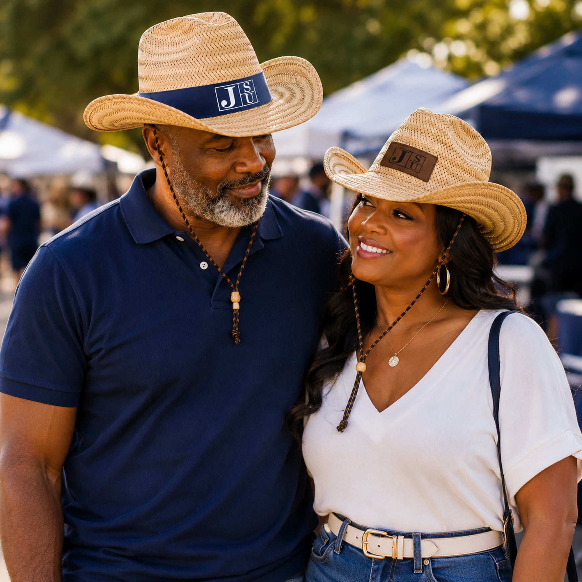 Jackson State University Western Straw Cowboy Hat