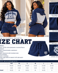 Boxercraft women's fleece shorts size chart XXS through 2XL