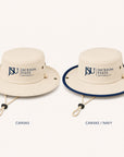 Jackson State University Outback Hat color options in Canvas and Canvas Navy