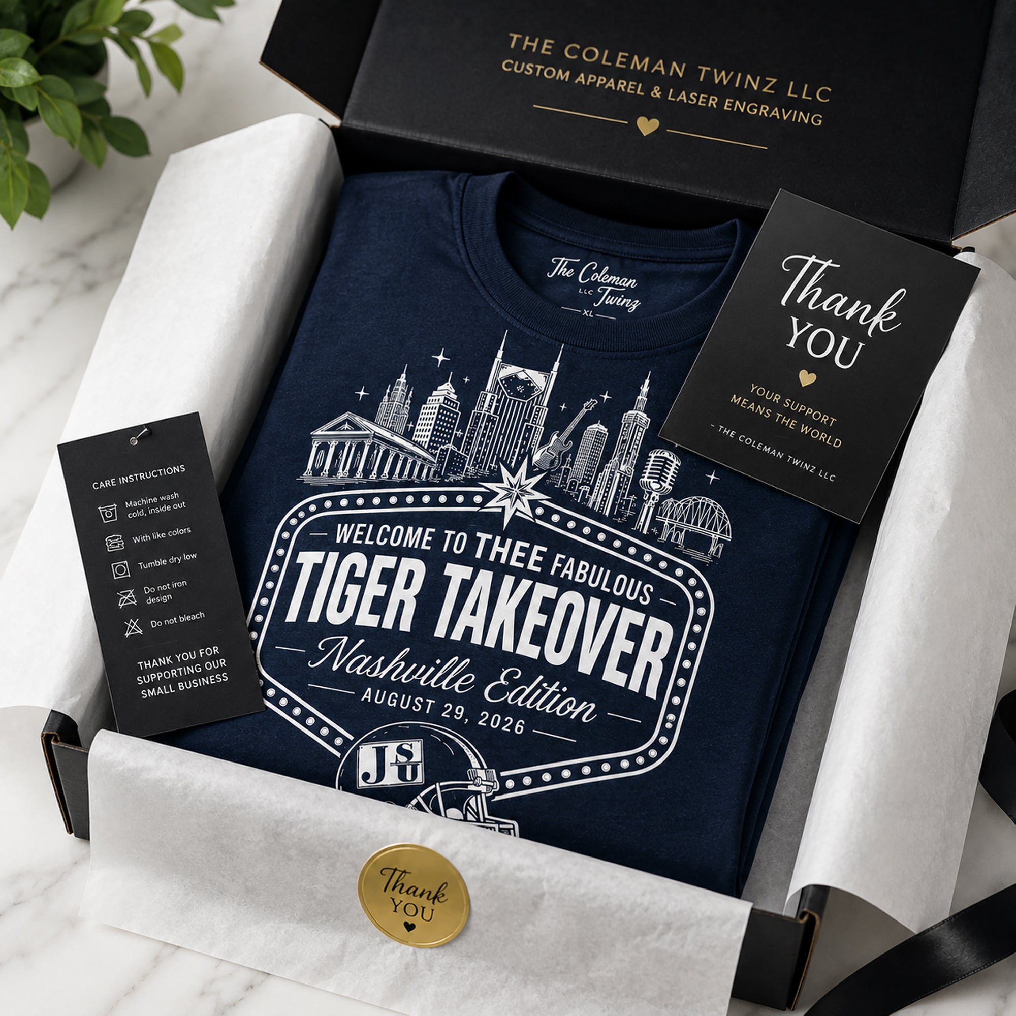 Jackson State Tigers Nashville Takeover T-Shirt