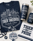 Jackson State Nashville Tiger Takeover shirt and game-day accessories bundle