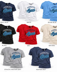 Jackson State Tigers Alumni Script T-Shirts shown in available colors