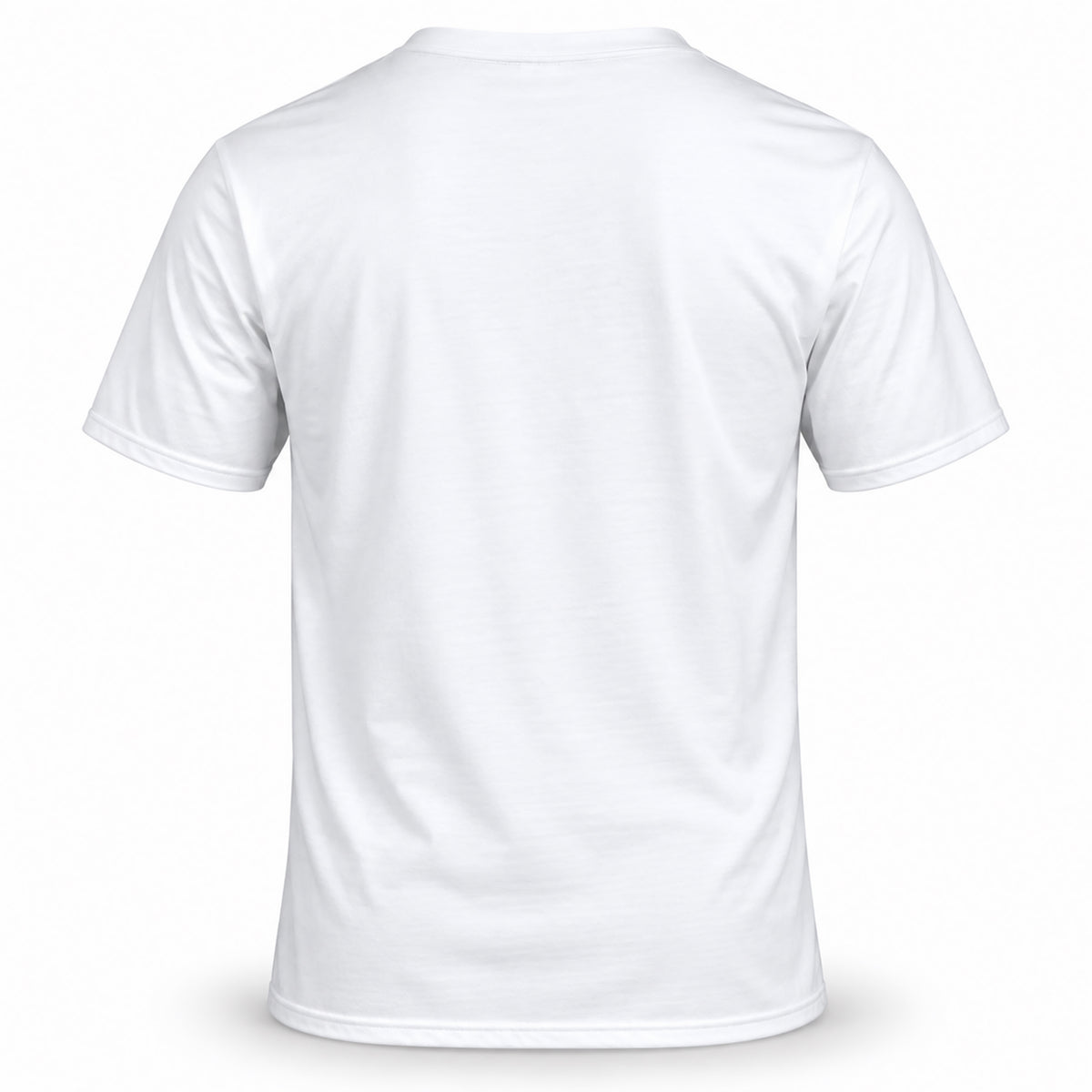 Back view of white Jackson State Tigers Alumni Script T-Shirt
