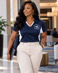 Jackson State Tigers Performance Polo styled for professional and alumni wear