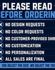 Ordering rules for the Jackson State mystery T-shirt sale including no requests, customization, or personalization