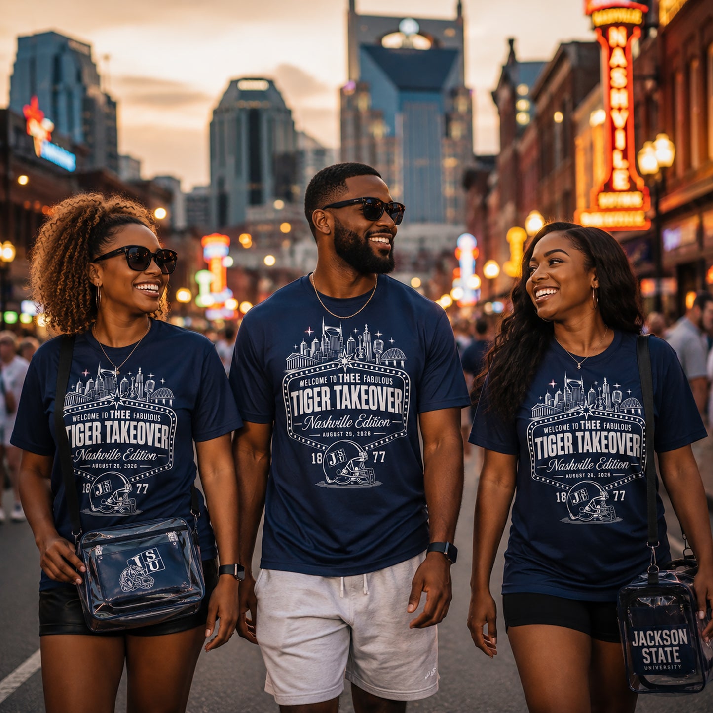 Jackson State Nashville Takeover Performance T-Shirt