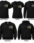 Jackson State Tigers Salute to Service short sleeve, V-neck, long sleeve, crewneck and hoodie options