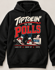 Black Tiptoein’ to the Polls pullover hoodie