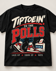 Black Tiptoein’ to the Polls short sleeve T-shirt