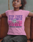Jackson State Tigers Stop Thee Violence Find Thee Cure T-Shirt