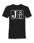 Jackson State University Tigers short-sleeve T-shirt, black with white block logo