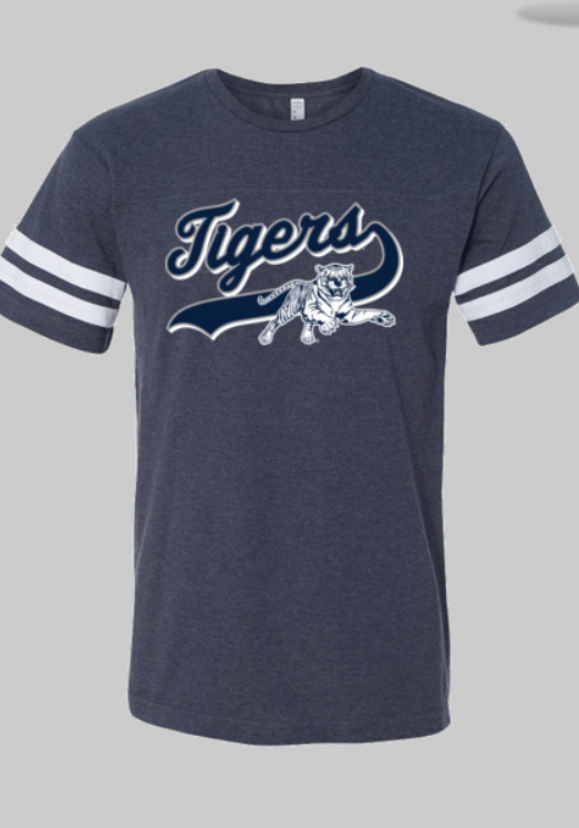Jackson State University Leaping Tigers UNISEX Football Fine Jersey Tee