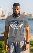 Load image into Gallery viewer, Jackson State University Tigers JSU Tiger Football Short Sleeve T-Shirt
