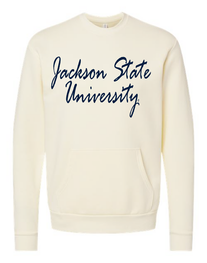Jackson State Tigers JSU Script Pocket Sweatshirt