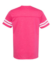 Load image into Gallery viewer, Jackson State University Tigers Tackle Breast Cancer UNISEX Football Fine Jersey Tee

