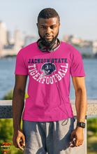 Load image into Gallery viewer, Jackson State University Tigers JSU Tiger Football Short Sleeve T-Shirt
