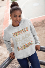Load image into Gallery viewer, Jackson State University Black and Educated Crewneck Sweatshirt
