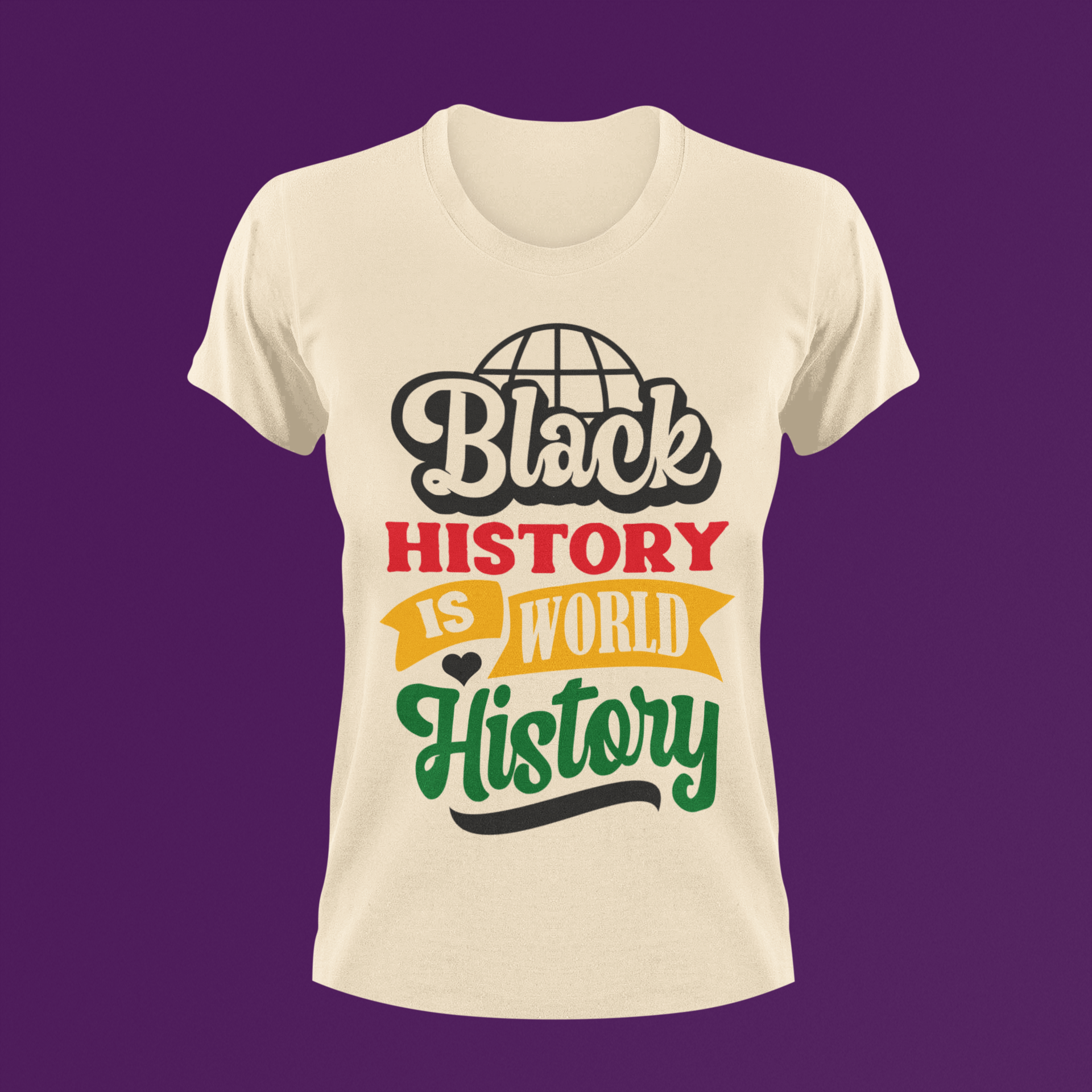 Black History Is World History Short Sleeve T-Shirt | Black Mo – The Coleman Twinz LLC