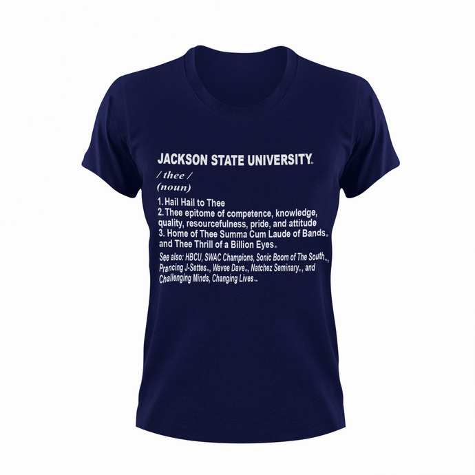 Jackson State Tigers Thee Definition T-Shirt