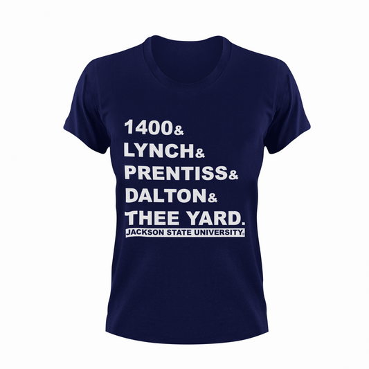 Jackson State Tigers Thee Block T-Shirt