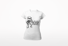 Load image into Gallery viewer, Awwww Snap Skeleton Halloween T-Shirt
