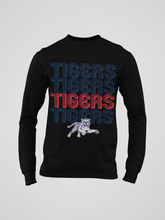 Load image into Gallery viewer, Jackson State Univerity Tigers Retro Striped Long Sleeve T-Shirt
