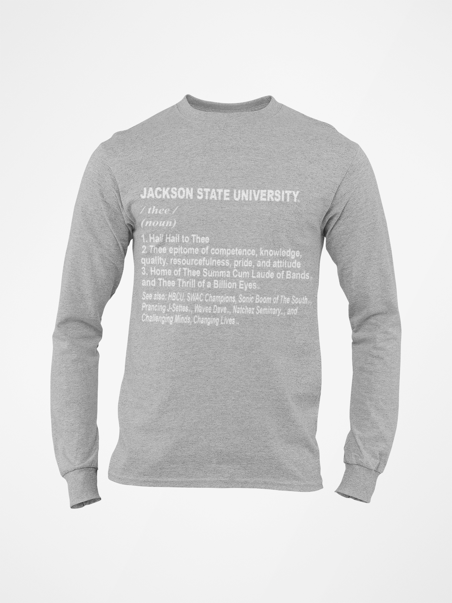 Athletic heather gray long sleeve youth t-shirt, unisex crew neck, printed logo