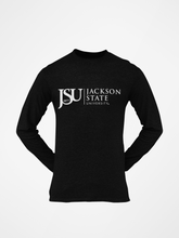 Load image into Gallery viewer, Jackson State University Tigers White Side Floating JSU 1877 Long Sleeve T-Shirt
