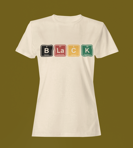 Black Chemical Elements T-Shirt