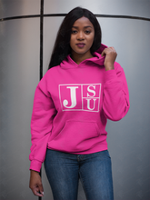 Load image into Gallery viewer, Jackson State Tigers White Block Letter Pullover Hoodie
