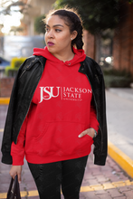 Load image into Gallery viewer, Jackson State Tigers White Side JSU 1877 Pullover Hoodie
