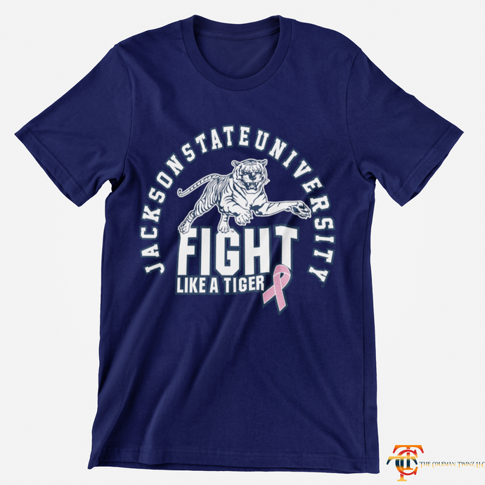 Jackson State University Fight Like A Tiger Short Sleeve T-Shirt