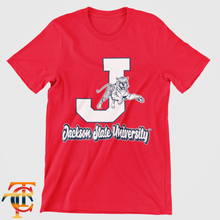 Load image into Gallery viewer, Jackson State Tigers White J Leaping Tiger TODDLER T-Shirt
