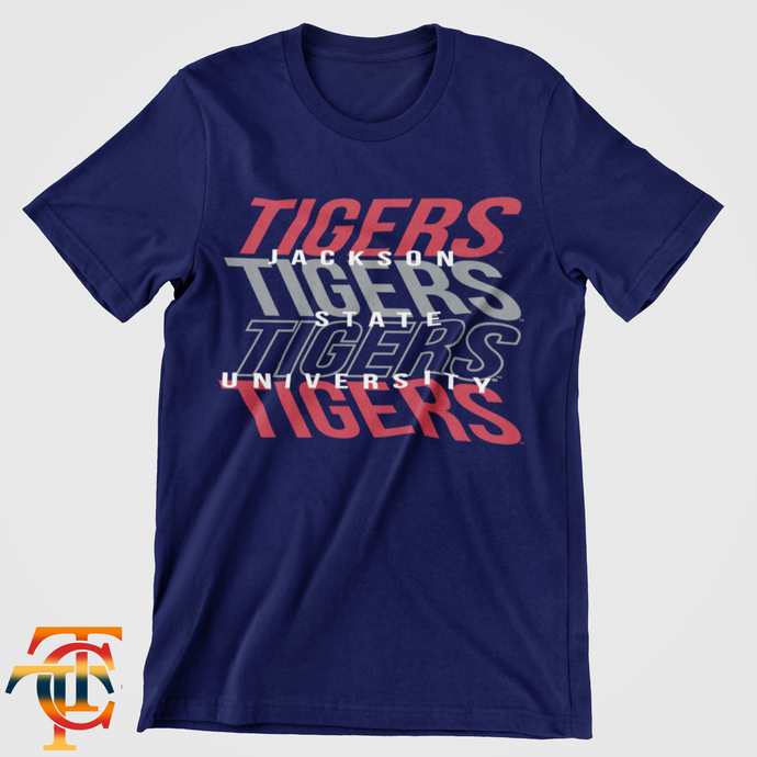 Jackson State University Tigers Retro Short Sleeve T-Shirt