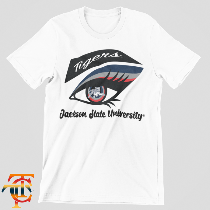 Jackson State University Tigers Thee Eye Love Short Sleeve T-Shirt