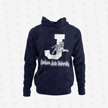 Load image into Gallery viewer, Jackson State Tigers White J Leaping Tiger Pullover Hoodie
