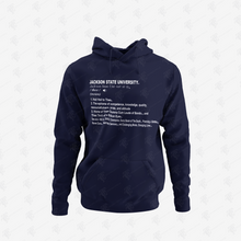 Load image into Gallery viewer, Jackson State Tigers Thee Definition Pullover Hoodie
