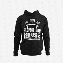 Load image into Gallery viewer, Jackson State Tigers Respect Our House Puff Print Pullover Hoodie
