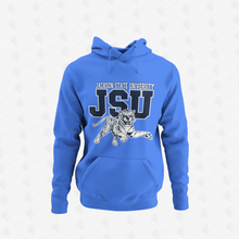 Load image into Gallery viewer, Jackson State Tigers JSU Leaping Tiger Pullover Hoodie
