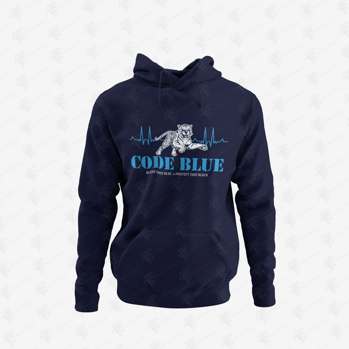 Jackson State Tigers Code Blue Pullover Hoodie