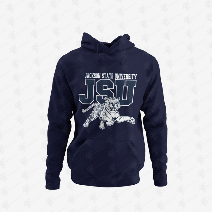 Jackson State Tigers JSU Leaping Tiger Pullover Hoodie