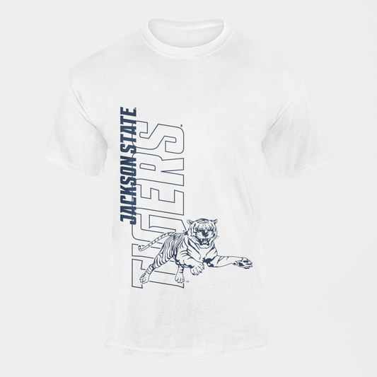 Jackson State Tigers Half Leaping Tiger T-Shirt
