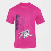 Load image into Gallery viewer, Jackson State Tigers Half Leaping Tiger T-Shirt
