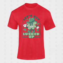 Load image into Gallery viewer, Let&#39;s Get Lucked Up Clover T-Shirt
