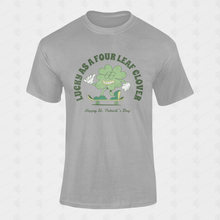 Load image into Gallery viewer, Lucky As A Four Leaf Clover Skating T-Shirt
