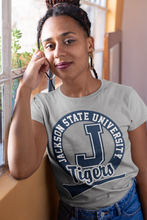 Load image into Gallery viewer, Jackson State University Tigers Circle J Short Sleeve T-Shirt
