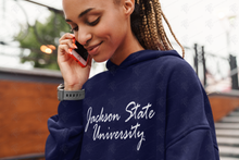 Load image into Gallery viewer, Jackson State Tigers Script Pullover Hoodie
