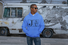 Load image into Gallery viewer, Jackson State Tigers Blue Block Letter Pullover Hoodie
