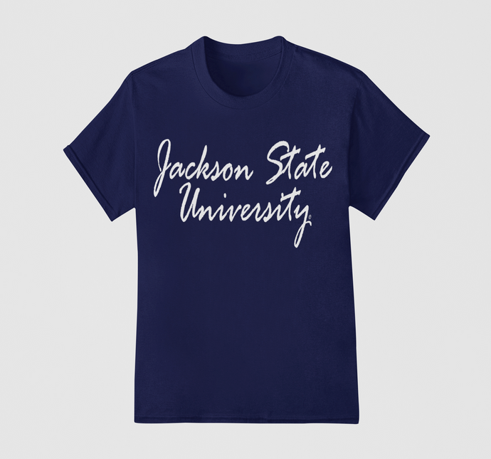 Jackson State University Tigers Script Short Sleeve T-Shirt