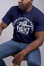 Load image into Gallery viewer, Jackson State Tigers Fight Like A Tiger Breast Cancer Awareness Big &amp; Tall T-Shirt
